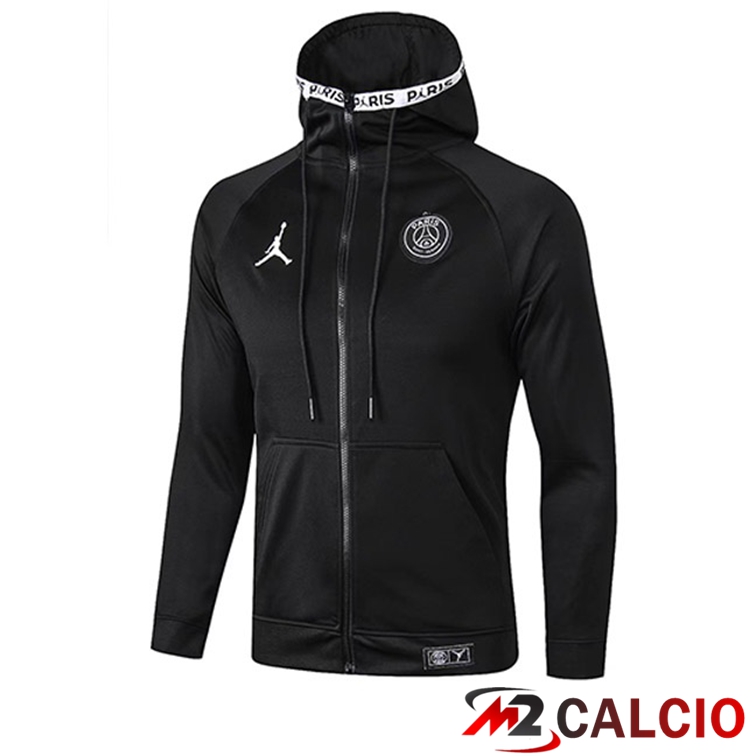 Giacca Con Cappuccio JORDAN Paris PSG Nero 2022/2023
