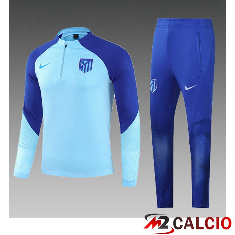 Insieme Tuta Calcio Atletico Madrid Bambino Blu 2022/2023