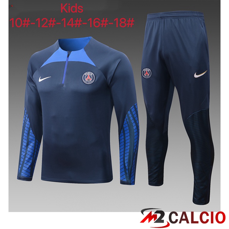 Insieme Tuta Calcio FC Barcellona Bambino Blu Reale 2022/2023