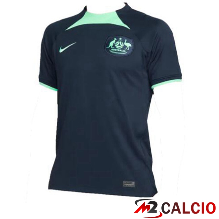 Maglie Calcio Australia Seconda Nero Coppa Del Mondo 2022