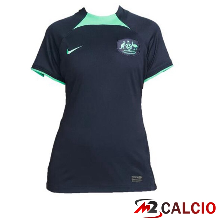 Maglie Calcio Australia Donna Seconda Nero Coppa Del Mondo 2022