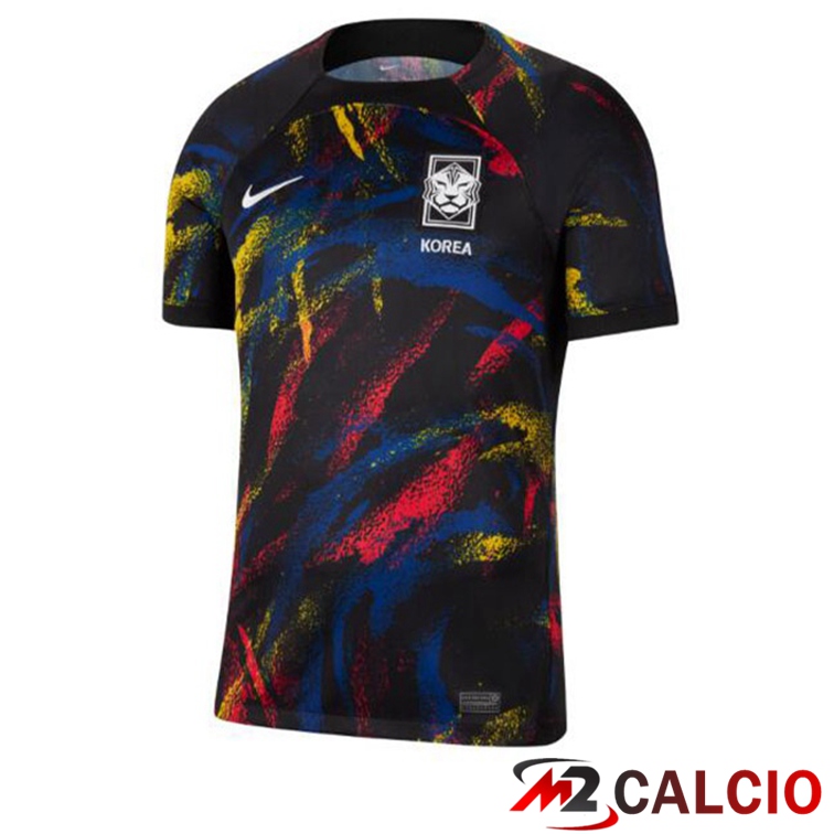 Maglie Calcio Corea Seconda Nero Coppa Del Mondo 2022