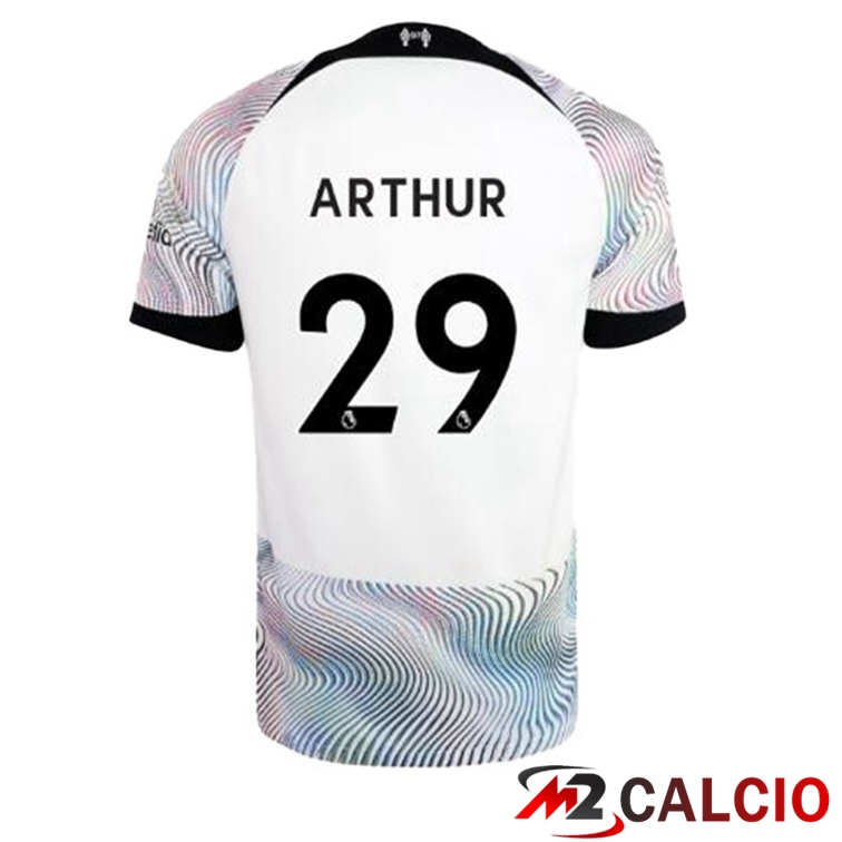Maglie Calcio FC Liverpool (ARTHUR 29) Seconda Bianco 2022/2023