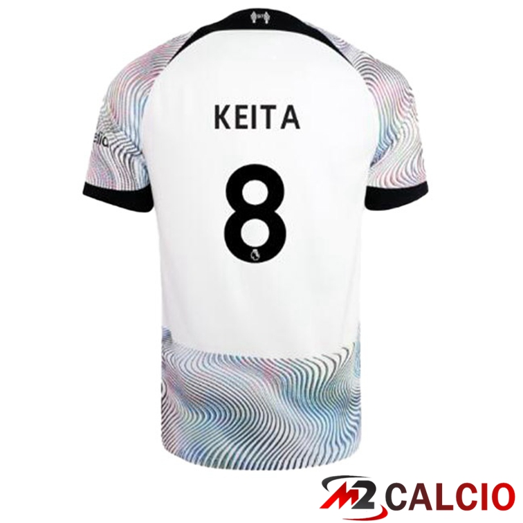 Maglie Calcio FC Liverpool (KEITA 8) Seconda Bianco 2022/2023