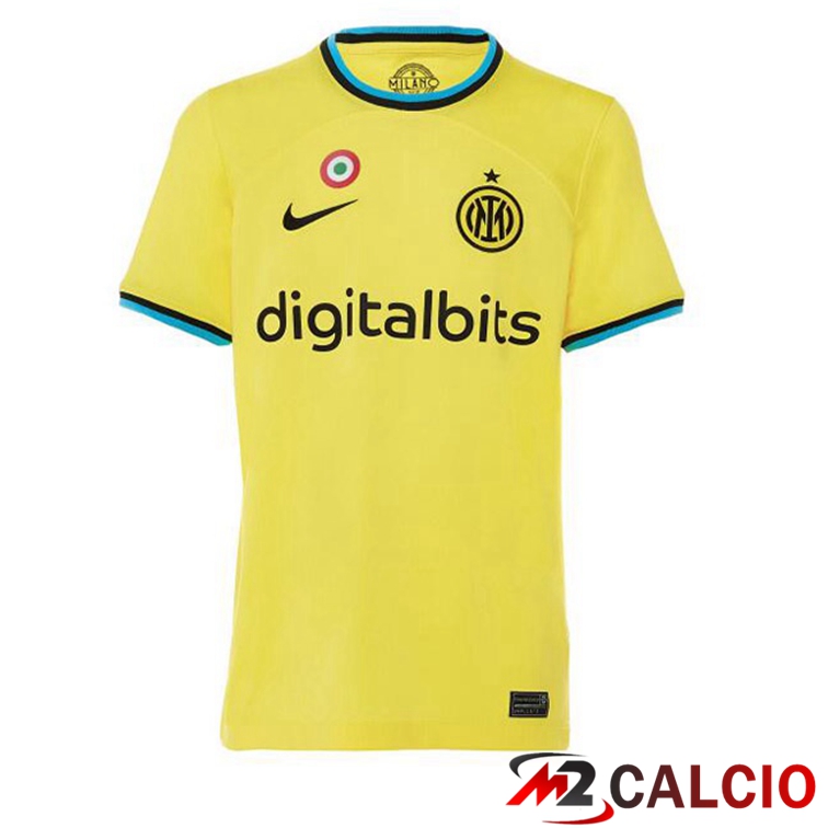 Maglie Calcio Inter Milan Terza Giallo 2022/2023
