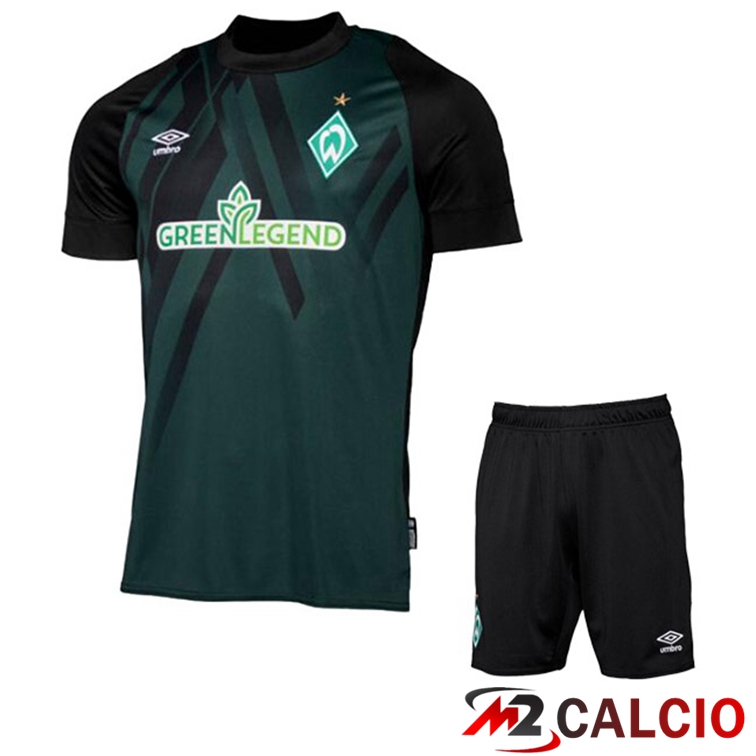 Maglie Calcio SV Werder Bremen Bambino Terza Nero 2022/2023