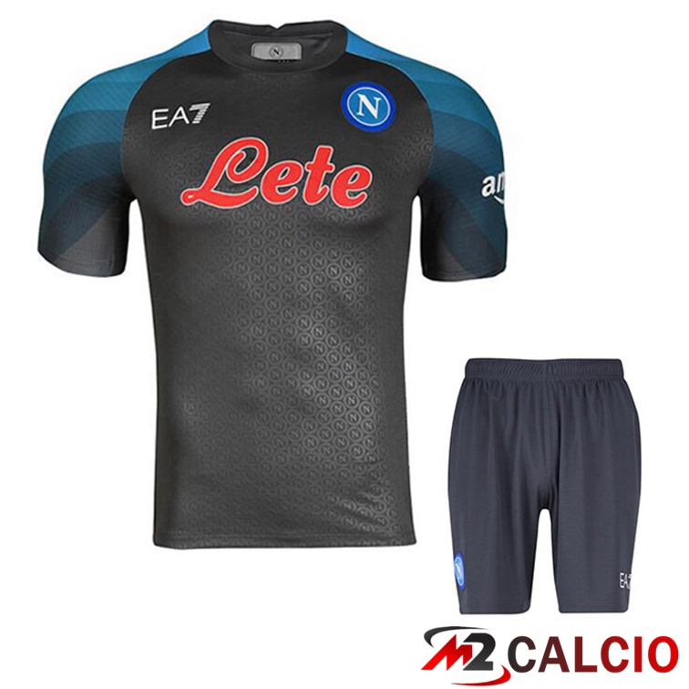 Maglie Calcio SSC Napoli Bambino Halloween Grigio 2022/2023