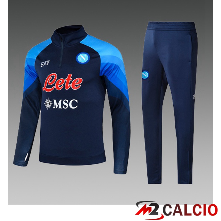 Insieme Tuta Calcio SSC Napoli Bambino Blu 2022/2023