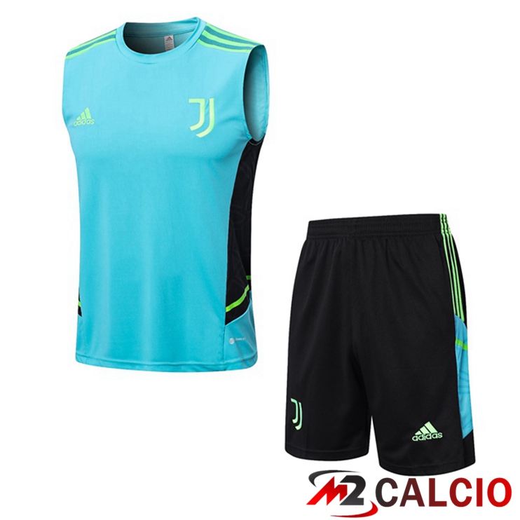 Canotta Calcio Juventus + Pantaloncini Verde 2022/2023