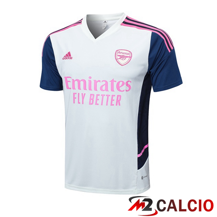 T Shirt Allenamento Arsenal Bianco 2022/2023
