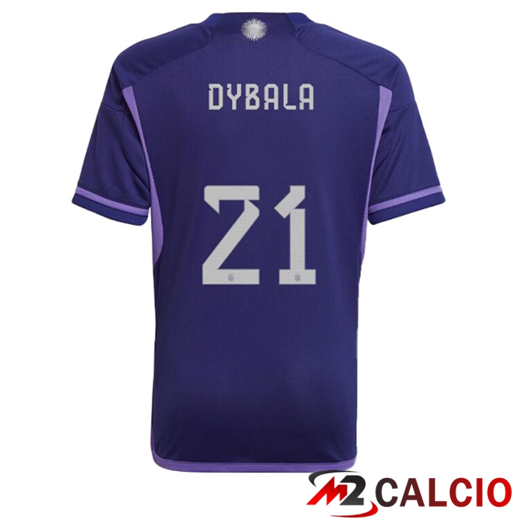 Maglie Calcio Argentine (DYBALA 21) Seconda Purple 2022/2023