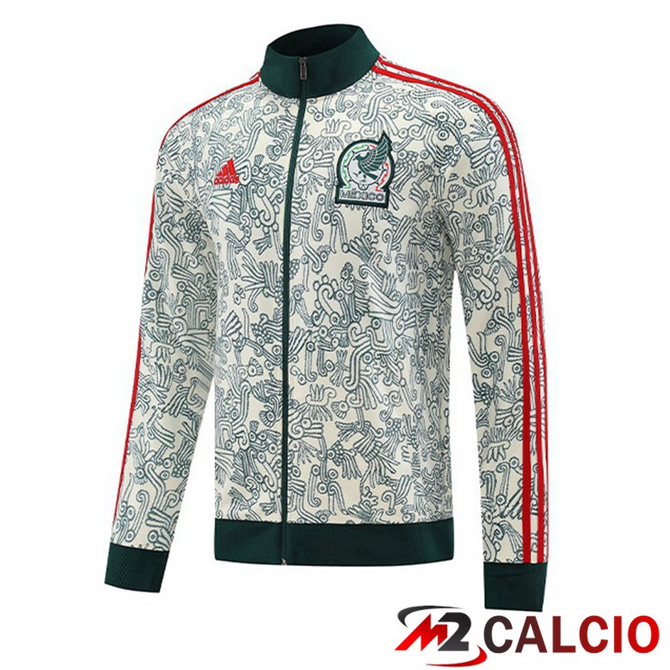 Giacca Calcio Messico Bianco Verde 2022/2023