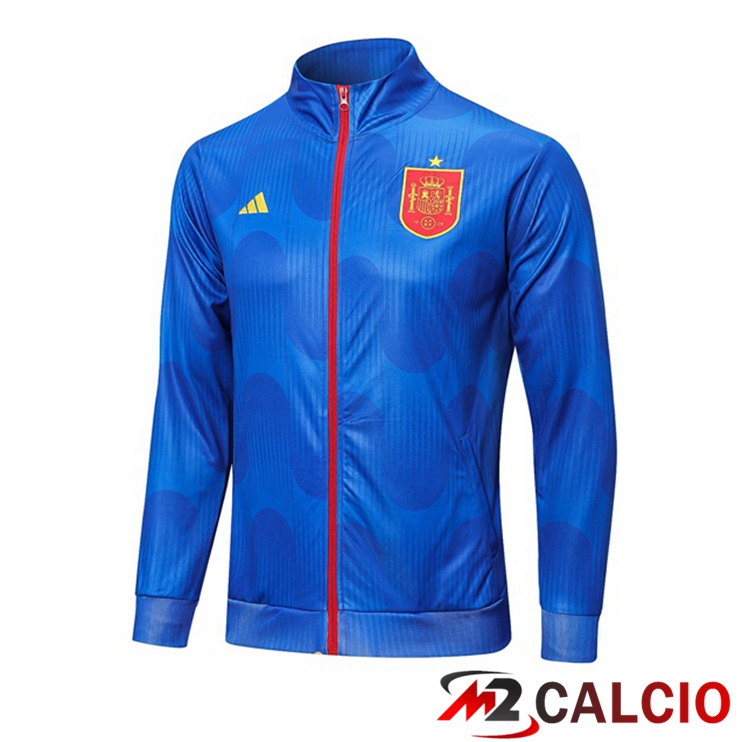 Giacca Calcio Spagna Blu 2022/2023
