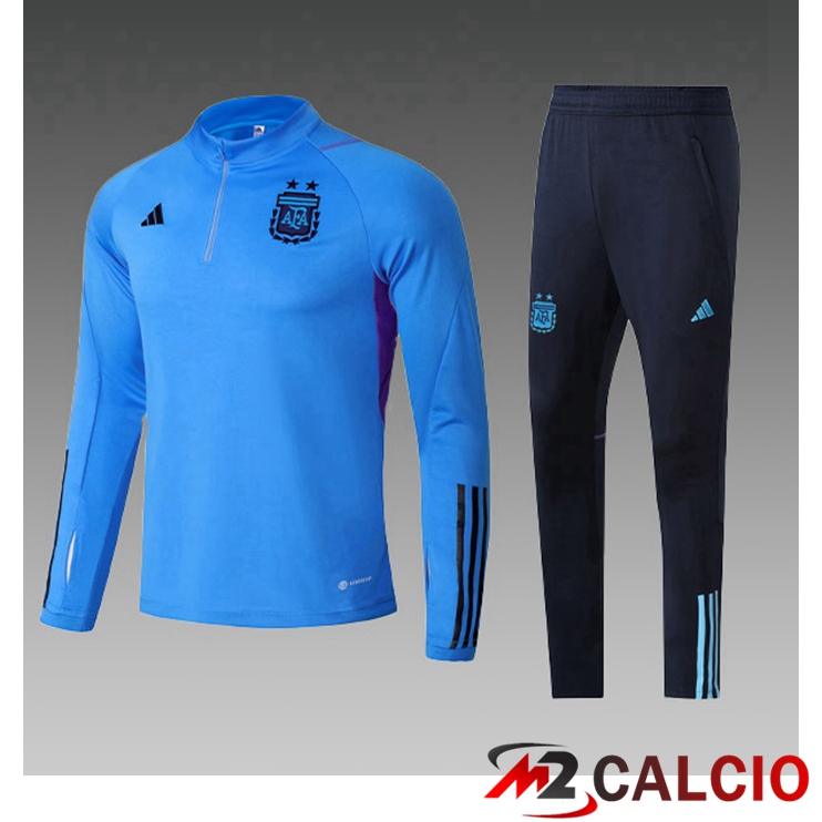 Insieme Tuta Calcio Argentina Bambino Blu 2022/2023