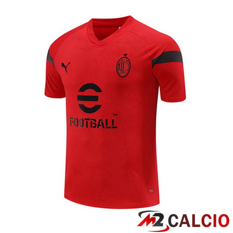 T Shirt Allenamento AC Milan Rosso 2022/2023