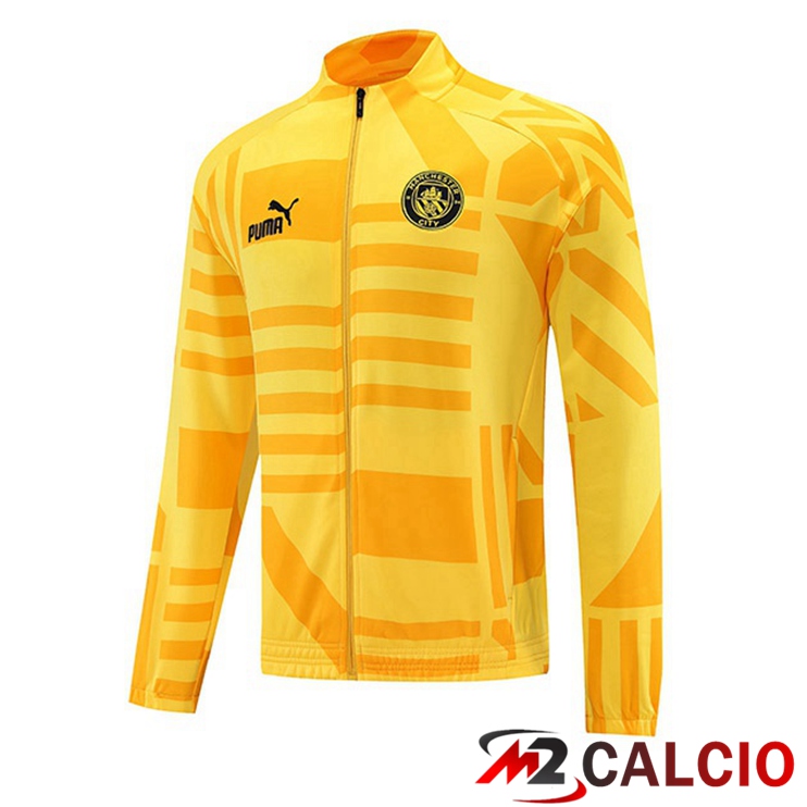 Giacca Calcio Manchester City Giallo 2022/2023