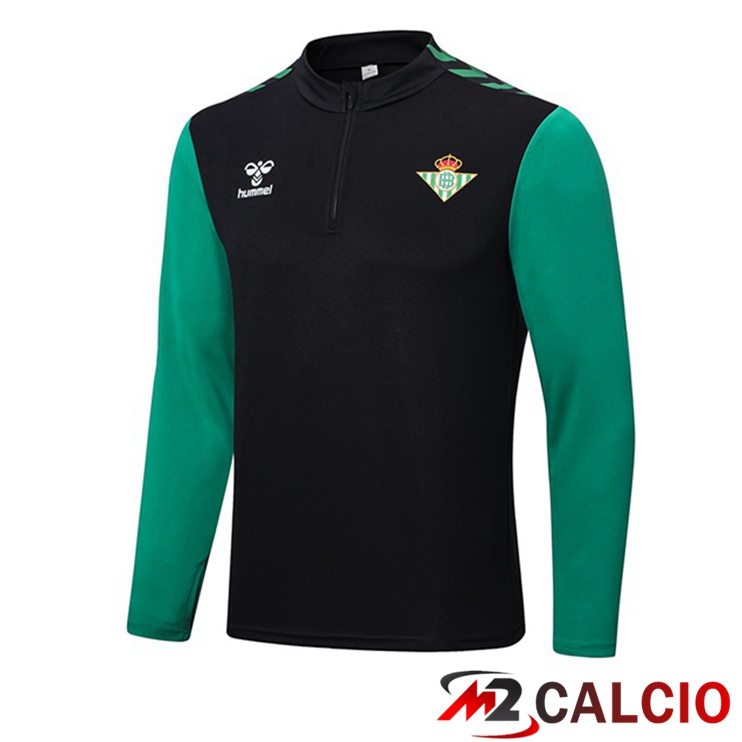 Felpa Allenamento Real Betis Nero Verde 2022/2023
