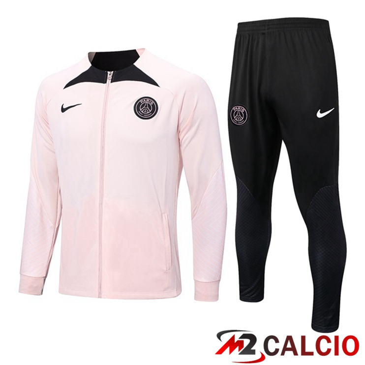 Insieme Tuta Calcio - Giacca Paris PSG Rosa 2022/2023
