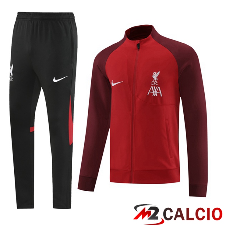 Insieme Tuta Calcio - Giacca FC Liverpool Rosso 2022/2023