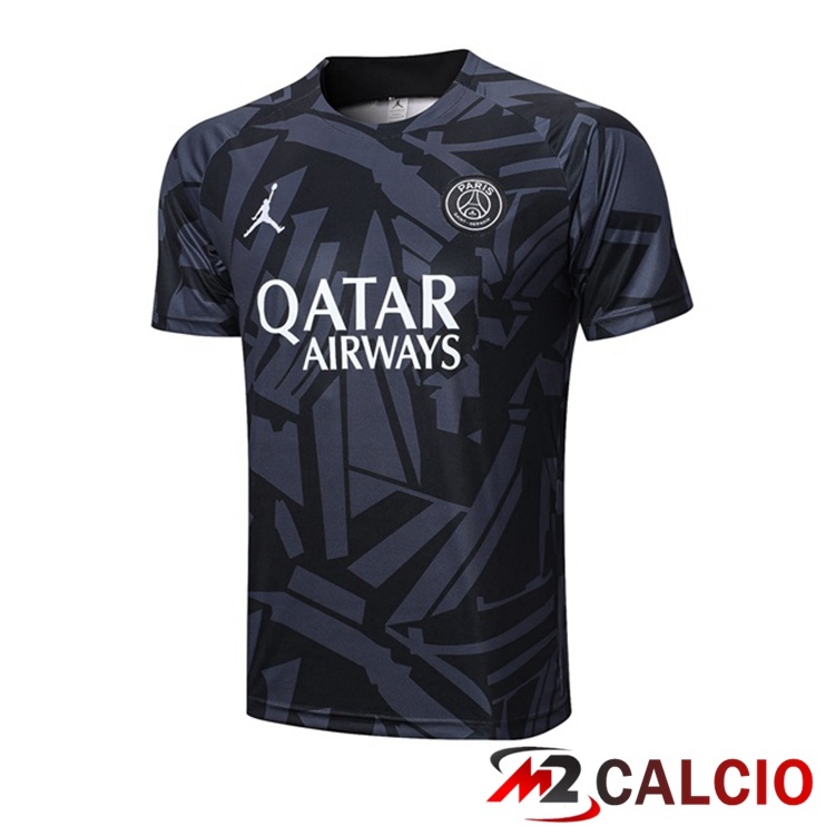 T Shirt Allenamento Paris PSG Nero 2022/2023