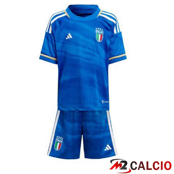 Maglie Calcio Italia Bambino Prima Blu 2023/2024