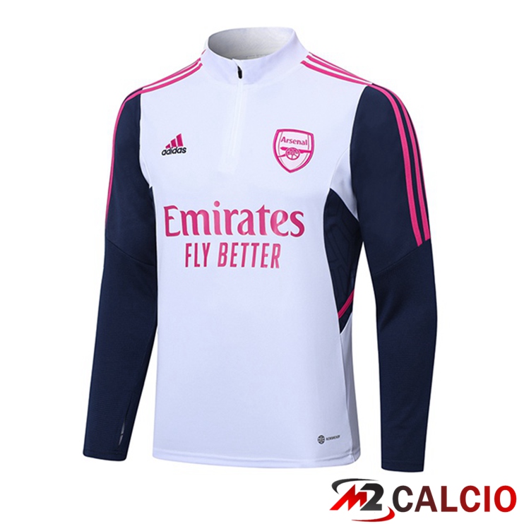 Felpa Allenamento Arsenal Bianco 2023/2024