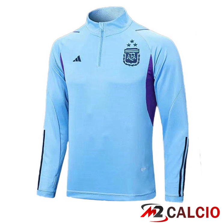 Felpa Allenamento Argentina Blu 2023/2024