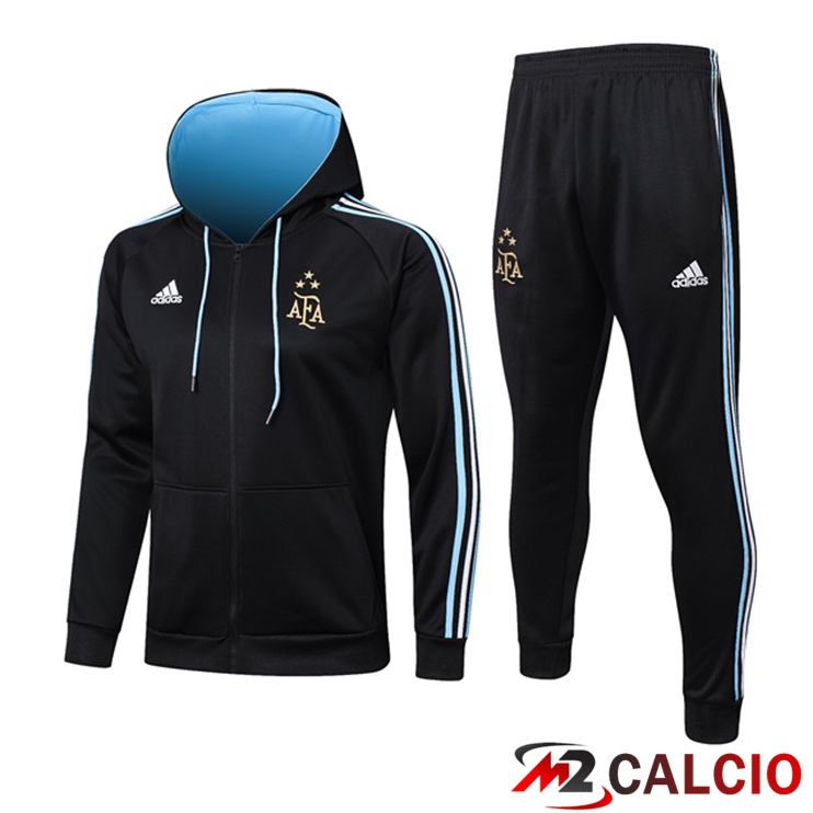 Insieme Giacca Con Cappuccio Tuta Argentina Blu Reale 2023/2024