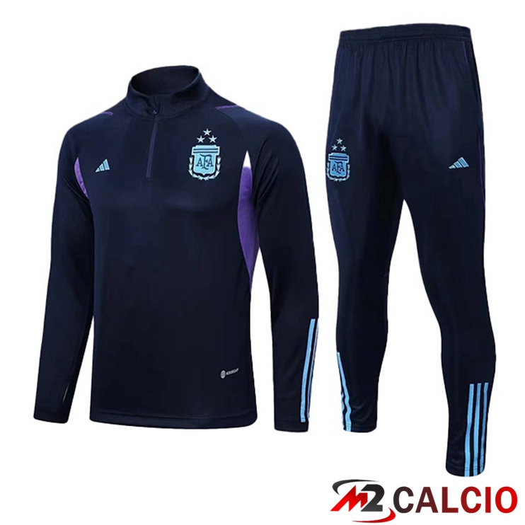 Insieme Tuta Calcio Argentina Blu Reale 2023/2024