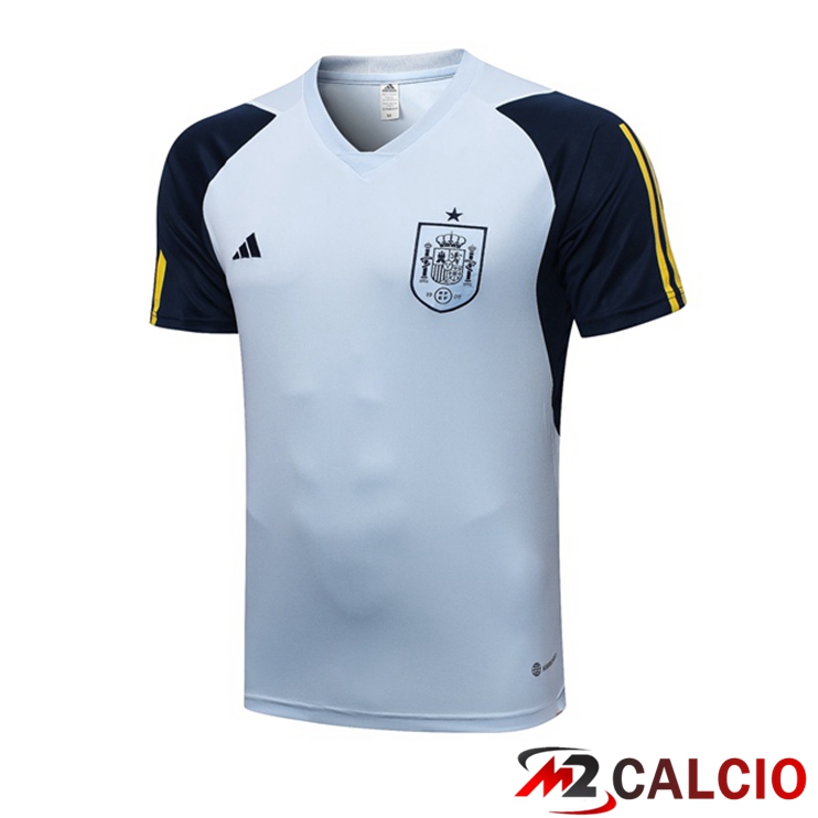 T Shirt Allenamento Spagna Blu 2023/2024