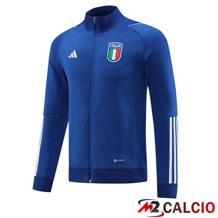 Giacca Calcio Italia Blu Reale 2023/2024