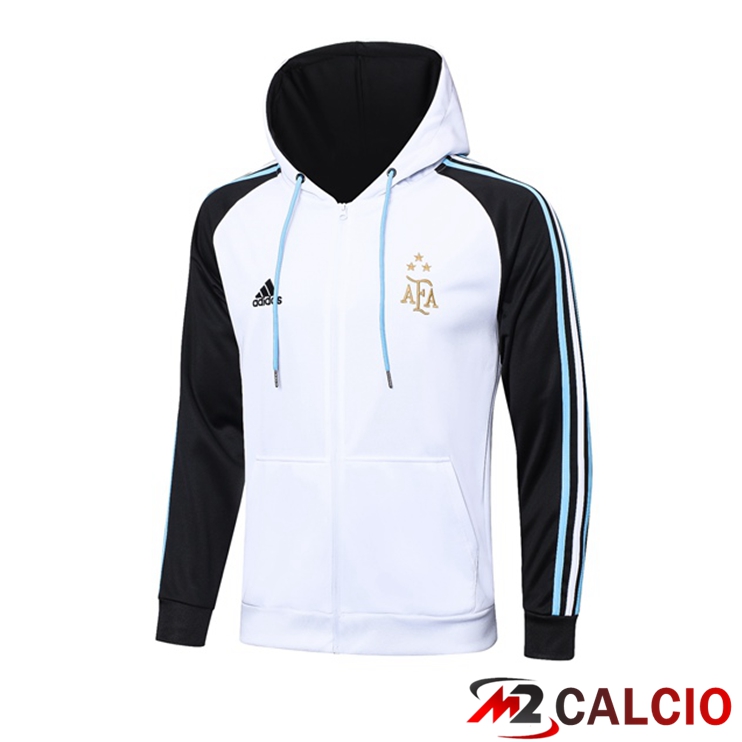 Giacca Con Cappuccio Argentina Bianco 2023/2024