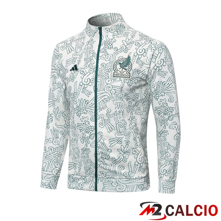 Giacca Calcio Messico Bianco Verde 2023/2024