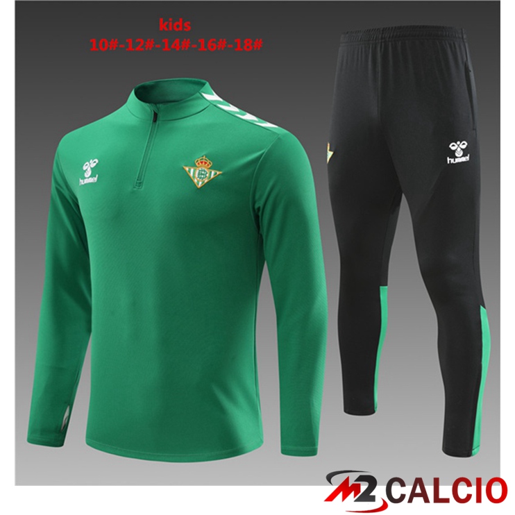 Insieme Tuta Calcio Real Betis Bambino Verde 2023/2024