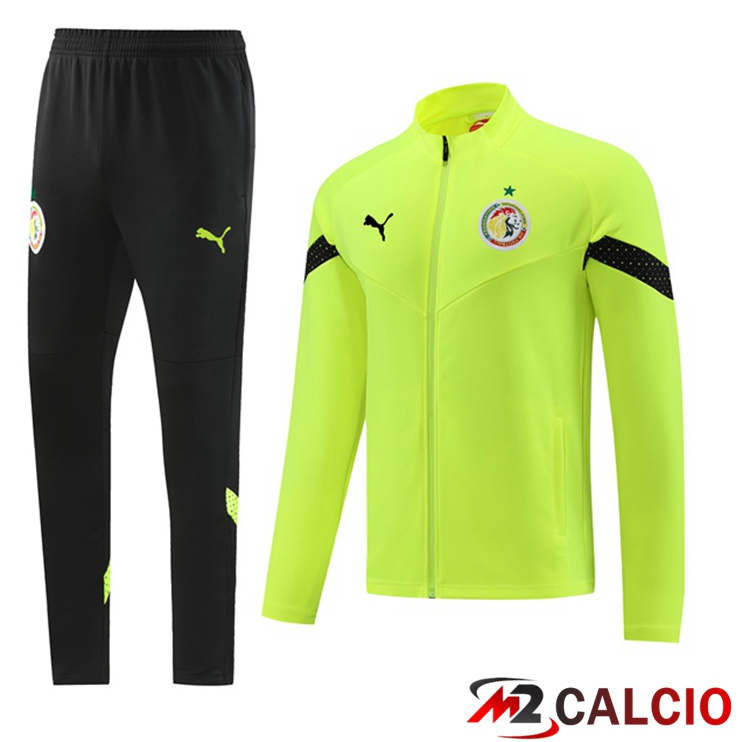 Insieme Tuta Calcio - Giacca Senegal Verde 2023/2024