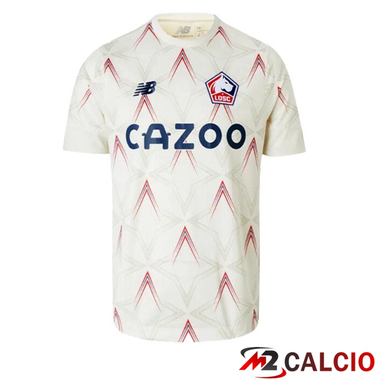 Maglie Calcio Lille OSC Quarto Bianco 2022/2023