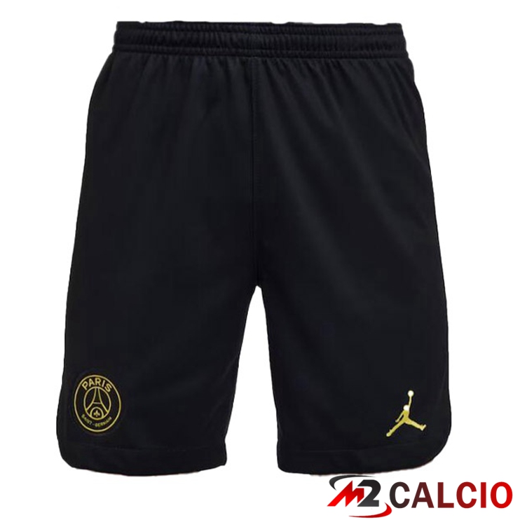 Pantaloncini Calcio Paris PSG Quarto Nero 2022/2023
