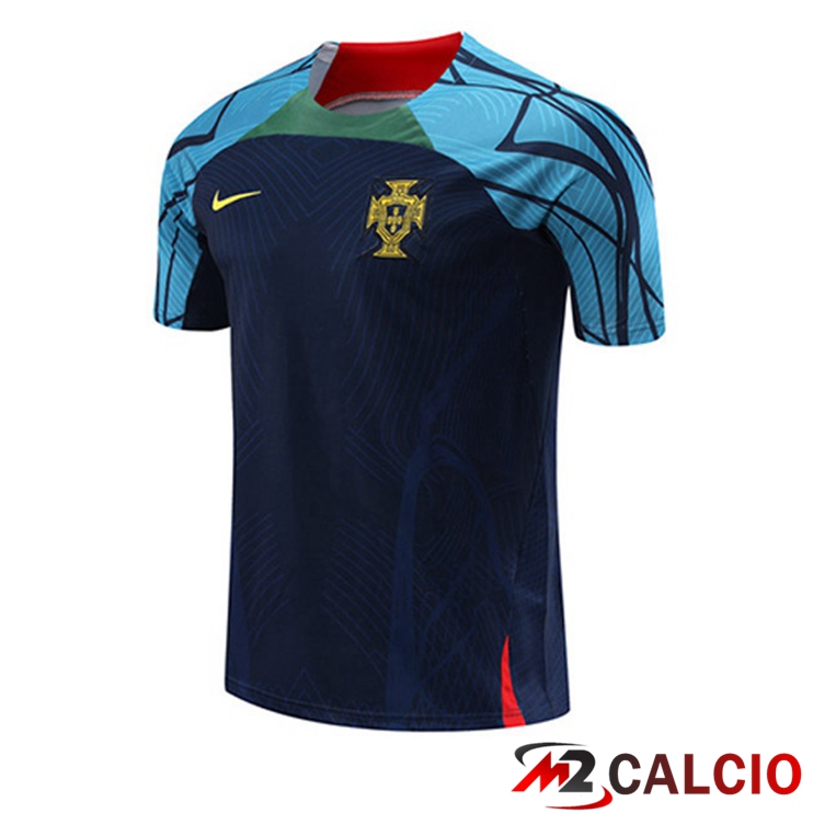 T Shirt Allenamento Portogallo Nero 2023/2024