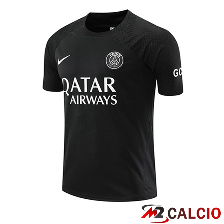 T Shirt Allenamento Paris PSG Nero 2023/2024