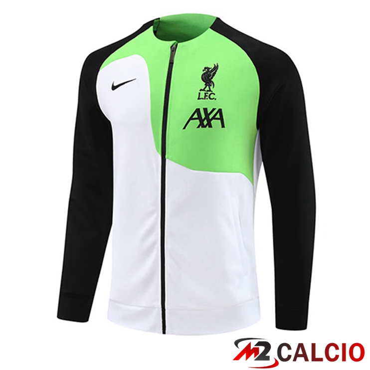 Giacca Calcio FC Liverpool Bianco Verde 2023/2024