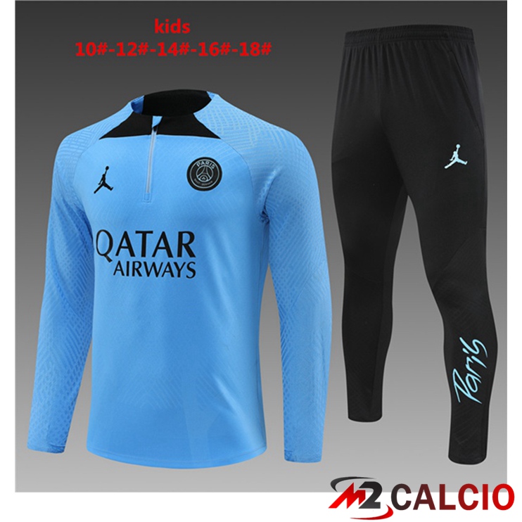 Insieme Tuta Calcio Paris PSG Bambino Blu 2023/2024