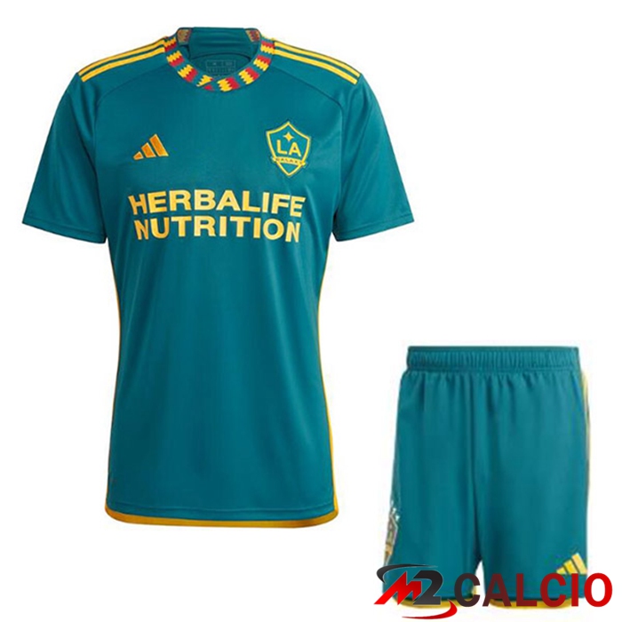 Maglie Calcio LA Galaxy Bambino Seconda Verde 2023/2024