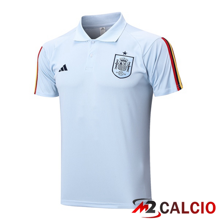 Maglia Polo Spagna Blu 2023/2024