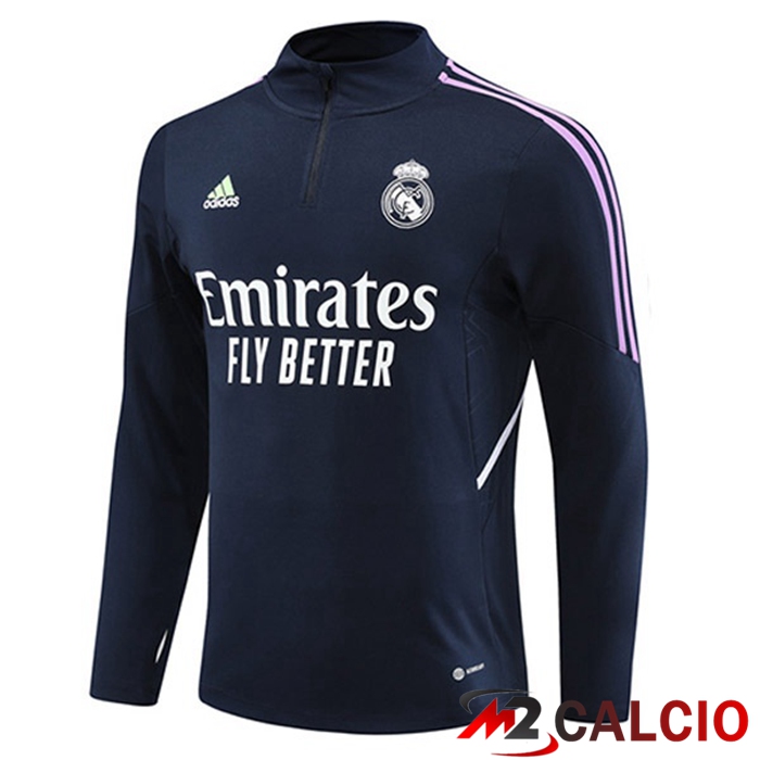 Felpa Allenamento Real Madrid Blu Reale 2023/2024