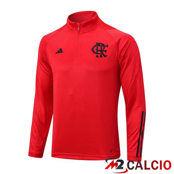 Felpa Allenamento Flamengo Rosso 2023/2024