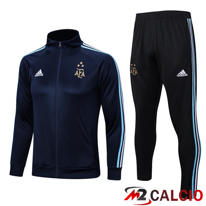 Insieme Tuta Calcio - Giacca Argentina Blu Reale 2023/2024