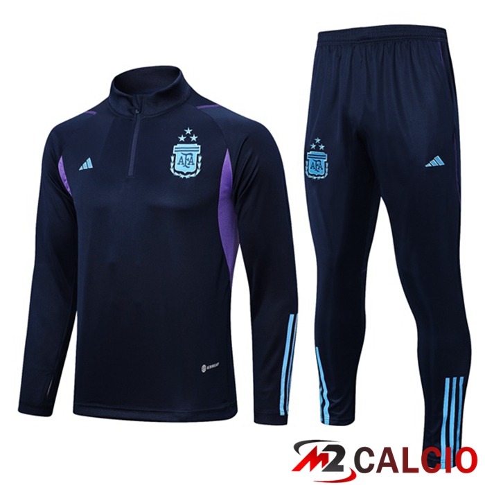 Insieme Tuta Calcio Argentina Blu Reale 2023/2024