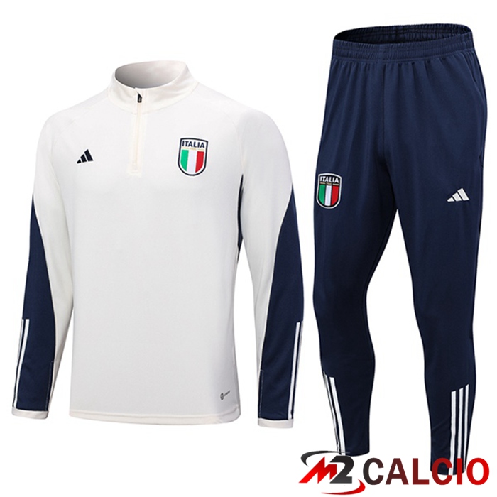 Insieme Tuta Calcio Italia Bianco 2023/2024