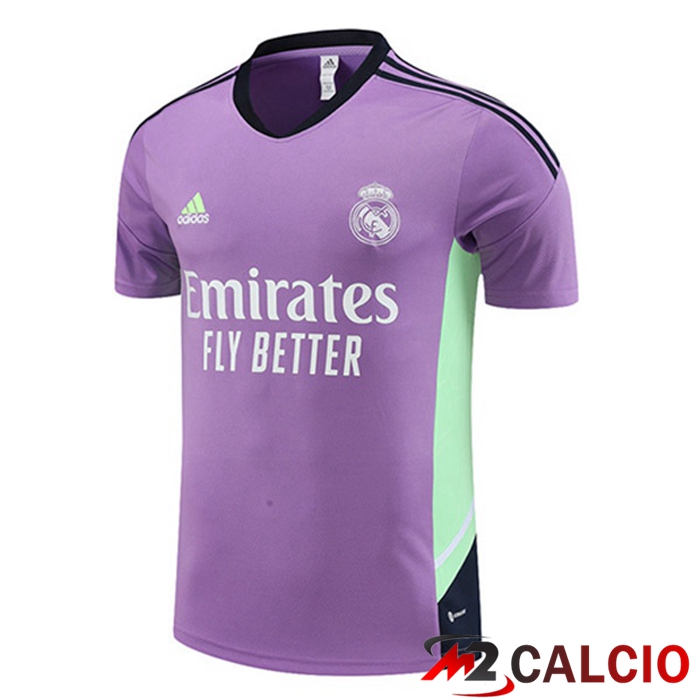 T Shirt Allenamento Real Madrid Viola 2023/2024