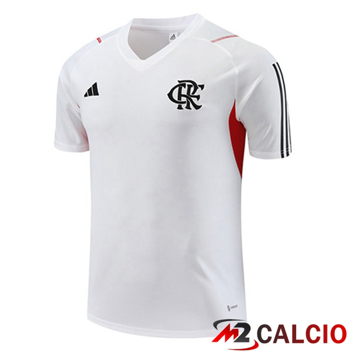 T Shirt Allenamento Flamengo Bianco 2023/2024